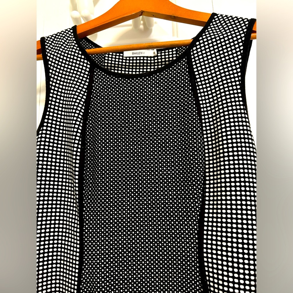 Bailey 44 knit sleeveless dress, polka dot